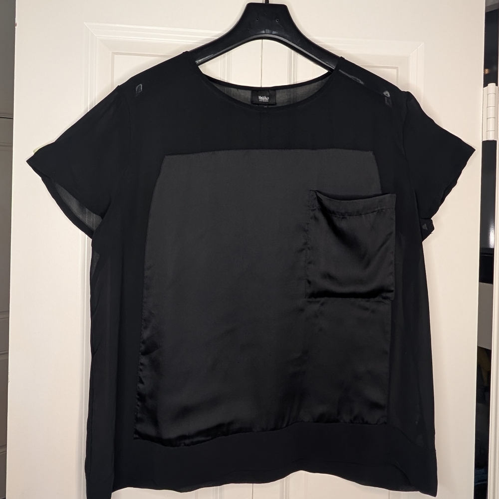 Mossimo Supply Co. Black Short Sleeve Top